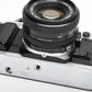 Canon AE-1 Program 35mm SLR Camera w/50mm f1.8, New Seals, Manual, Full CLA