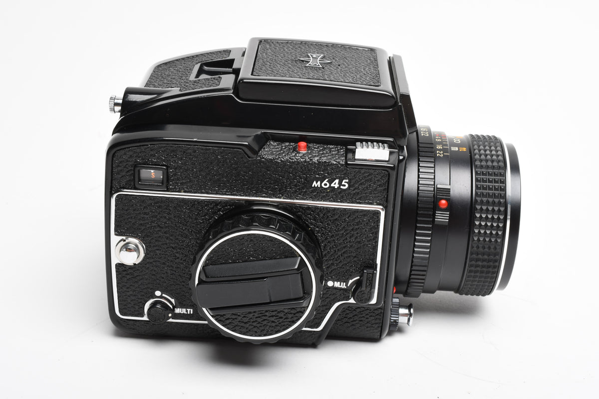 Mamiya 645 Body w/80mm f2.8 lens, WLF, Full CLS, Great!