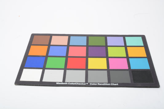 The Macbeth Color Checker color rendition chart, Very clean