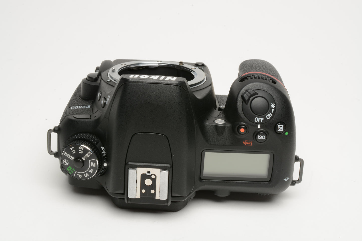 Nikon D7500 DSLR Body w/Batt, charger, tested, great! Only 740 Acts!!