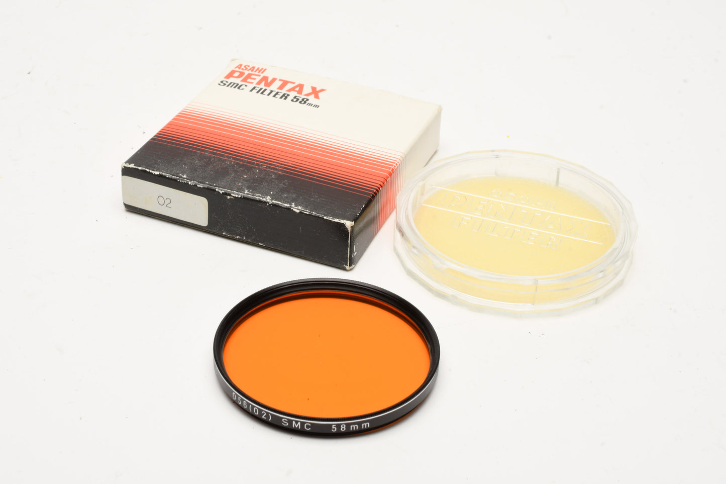 Pentax 58mm 056(02) SMC Orange Filter in jewel case and box - mint-