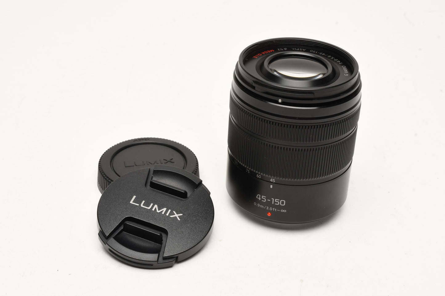 Panasonic Lumix G Mega O.I.S. 45-150mm f4-5.6 H-FS45150, Mint-