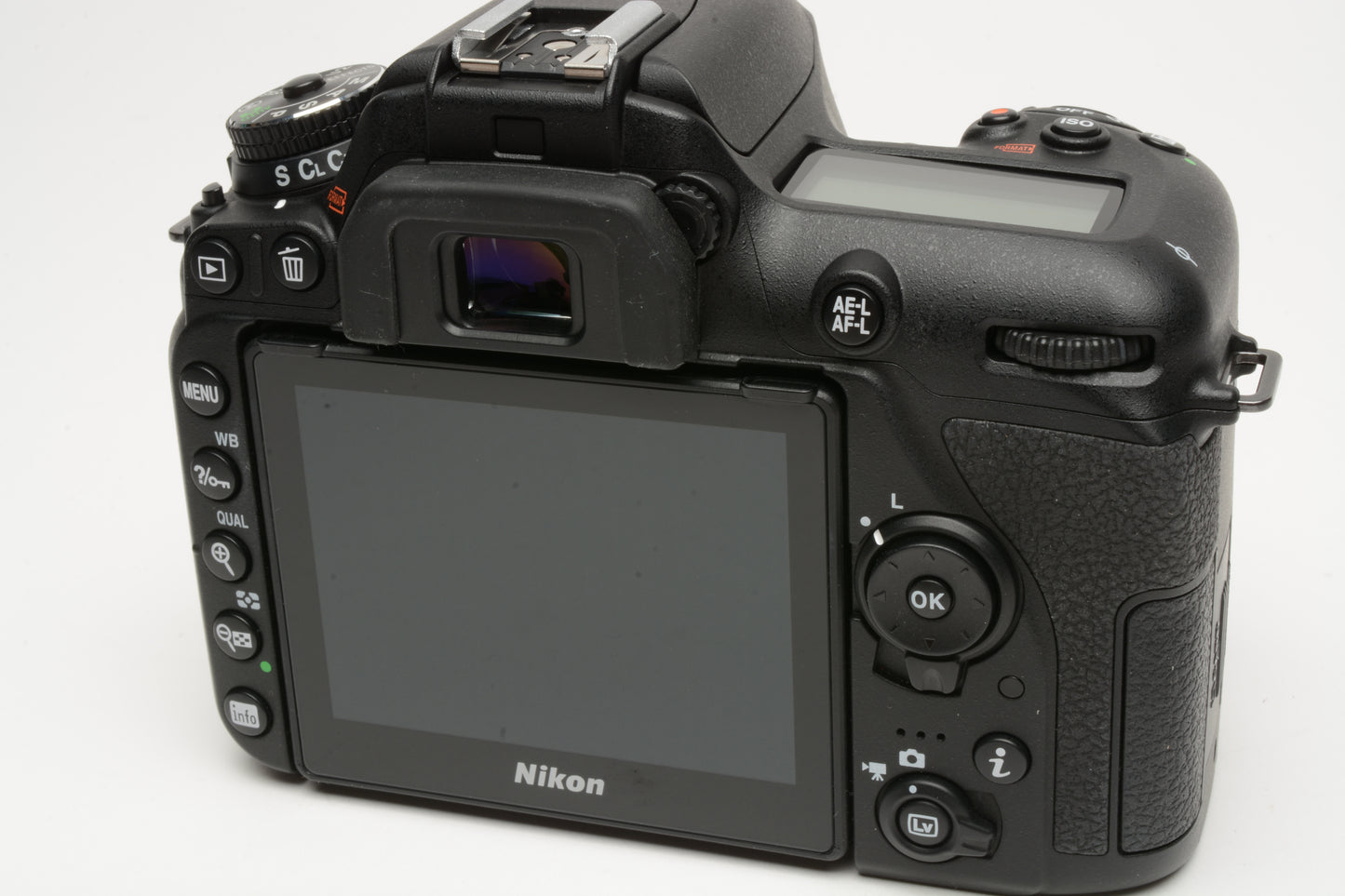 Nikon D7500 DSLR Body w/Batt, charger, tested, great! Only 740 Acts!!