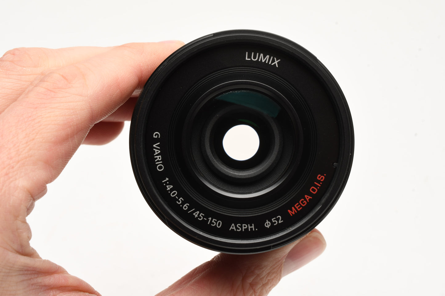 Panasonic Lumix G Mega O.I.S. 45-150mm f4-5.6 H-FS45150, Mint-