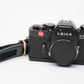 Leica R3 Electronic 35mm SLR body (Black), tested, accurate, clean, strap, cap, cover