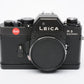 Leica R3 Electronic 35mm SLR body (Black), tested, accurate, clean, strap, cap, cover