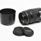 Canon EF 75-300mm f4-5.6 IS USM zoom lens, Caps, Hood, Great!
