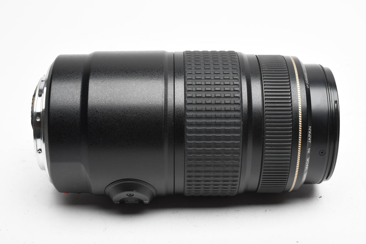 Canon EF 75-300mm f4-5.6 IS USM zoom lens, Caps, Hood, Great!