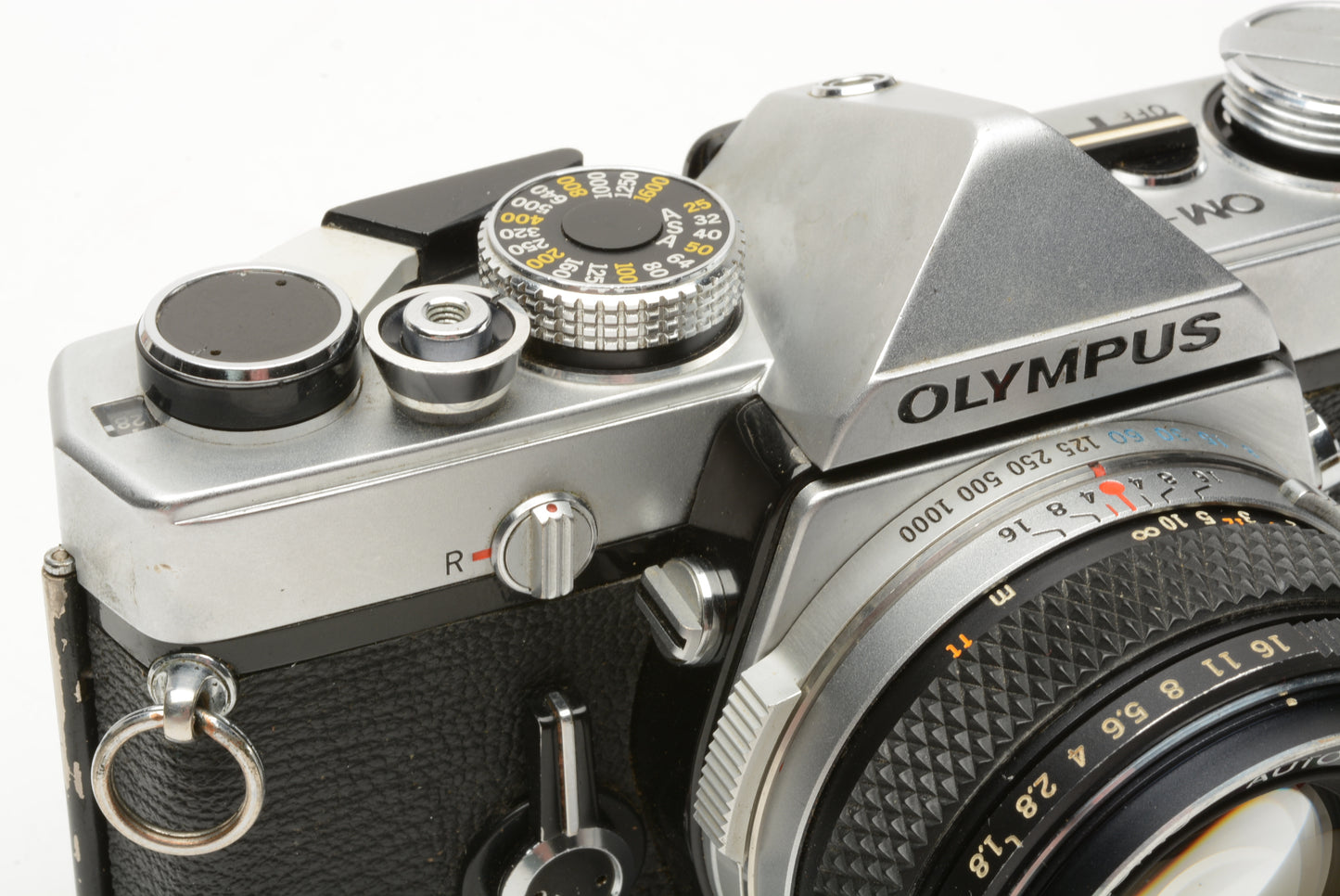 Olympus OM-1 35mm SLR w/Zuiko 50mm f/1.8 Lens, Case, Strap, Manuals, New Seals!