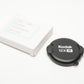 Kodak 12X IS Genuine lens cap, 55mm, NIB