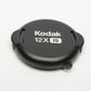 Kodak 12X IS Genuine lens cap, 55mm, NIB