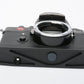 Leica R3 Electronic 35mm SLR body (Black), tested, accurate, clean, strap, cap, cover