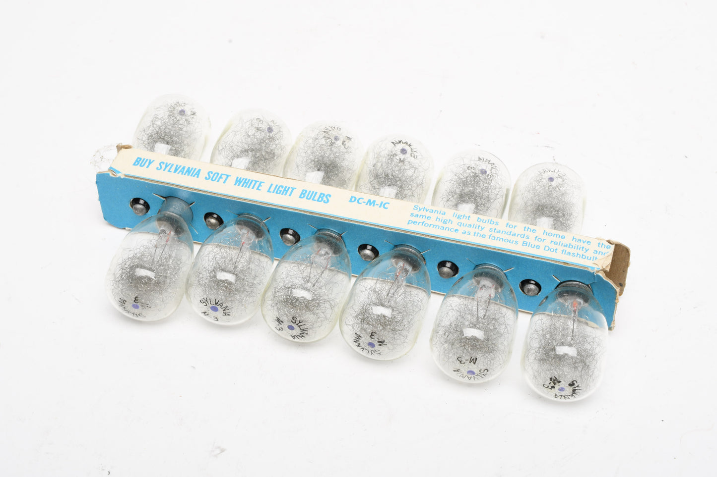 12X Sylvania M3 Clear bulbs, New in box