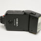 Minolta Auto 128 electronic flash, nice & clean, tested, w/Case & manual