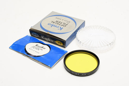 Kenko 55mm Y2 yellow filter in jewel case and box - mint-