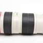 Canon EF 70-200mm f4L USM zoom lens, caps, hood, pouch, Great!