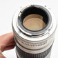 Canon EF 70-200mm f4L USM zoom lens, caps, hood, pouch, Great!
