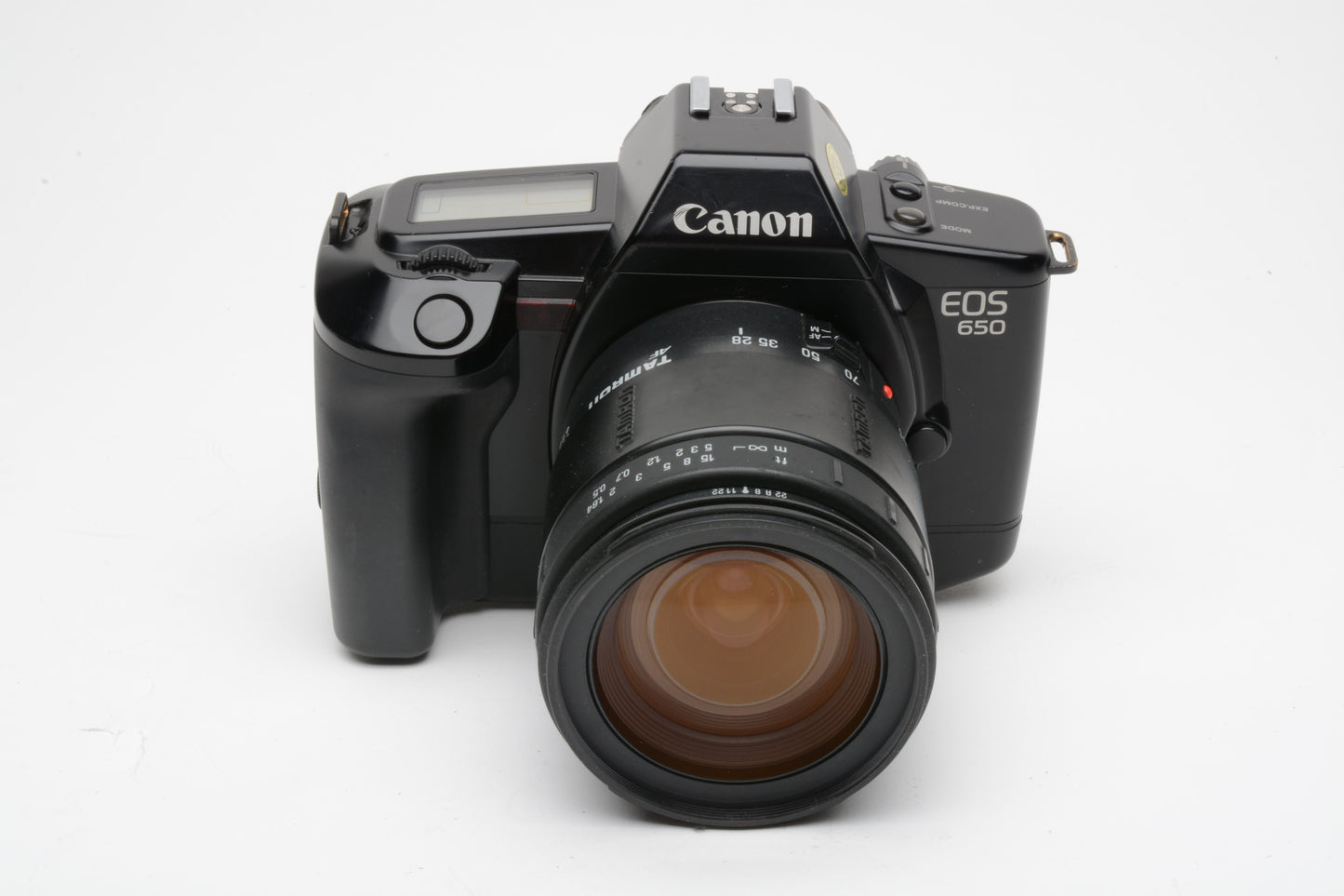 Canon EOS 650 35mm SLR w/Tamron 28-105mm f4-5.6 IF zoom, tested, nice!