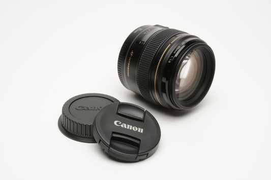 Canon EF 85mm f1.8 USM Lens #2519A003, New, Never Used, USA