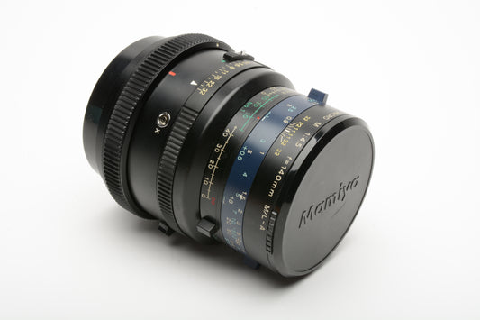 Mamiya M 140mm f4.5M/L-A lens for RZ67 cameras, Sharp & Clean