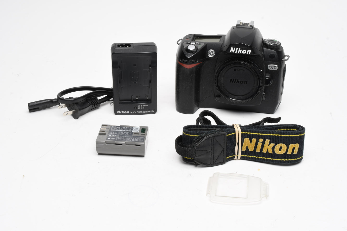 Nikon D70 Body Only, Strap, Batt, Charger, Only 8458 ACTS!