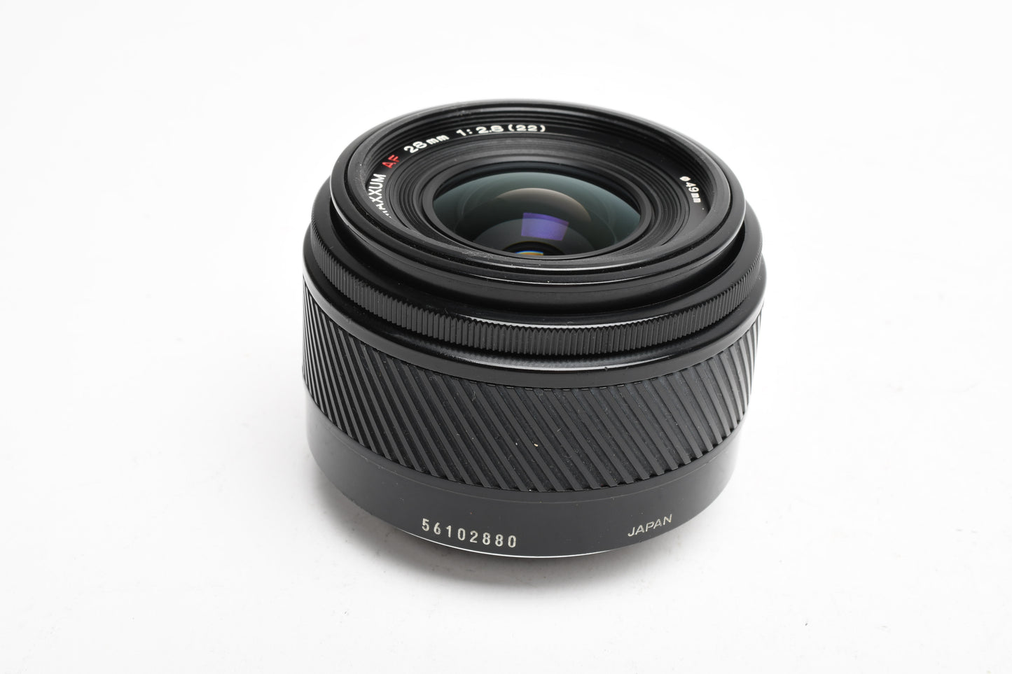 Minolta Maxxum AF 28mm f2.8 prime lens, caps, Sony A-Mount