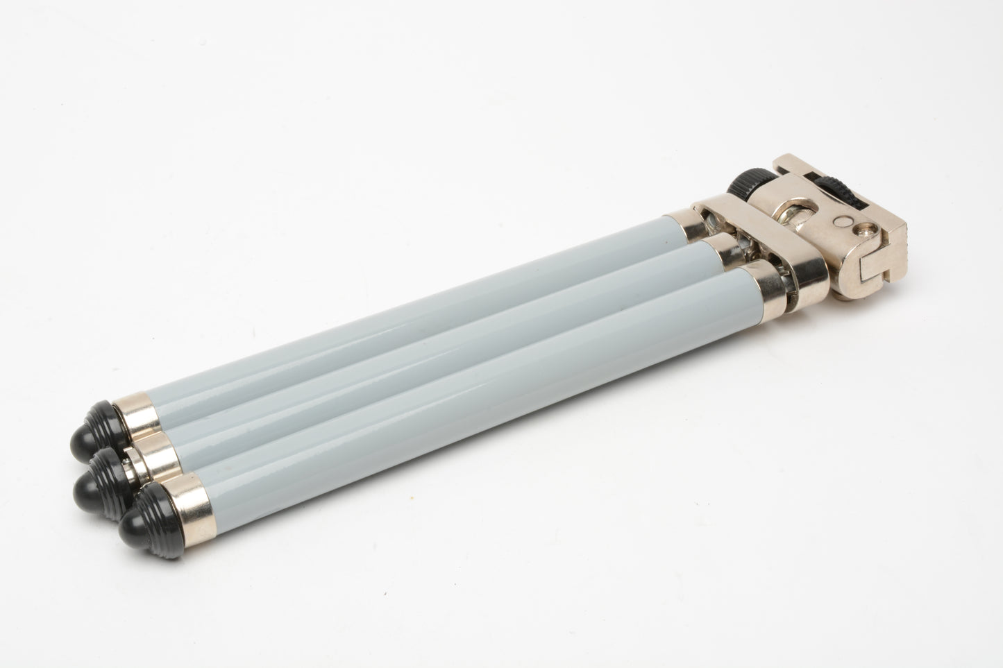 ITL MINI tripod 6010 flat accordion folding travel tripod in case, ~9.5" folded