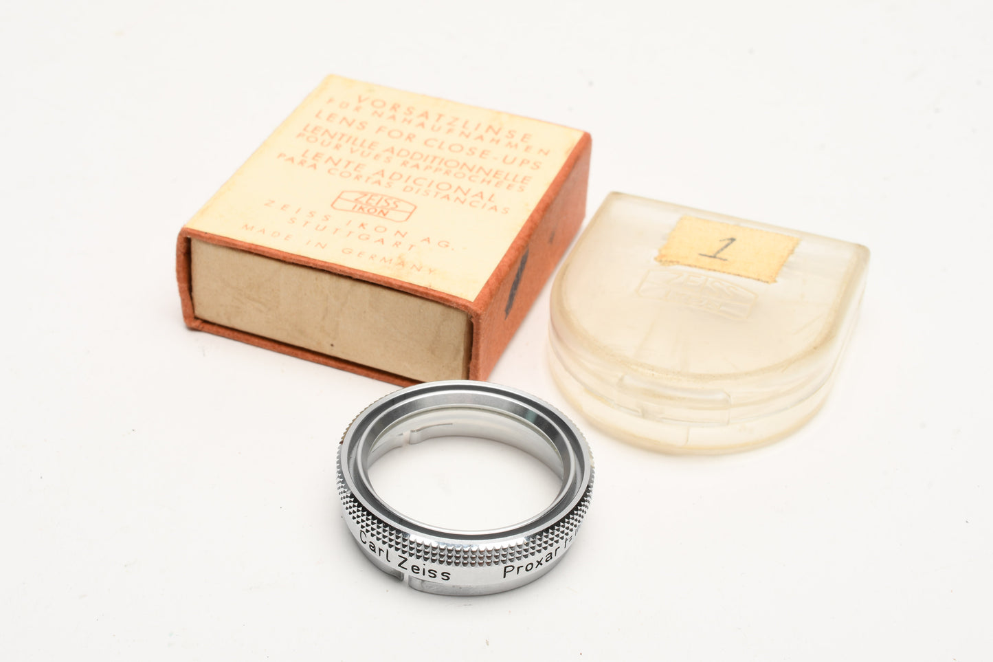 Zeiss Ikon Proxar A 28.5 1m 909 #20.0800 push-on filter close-up lens NIB