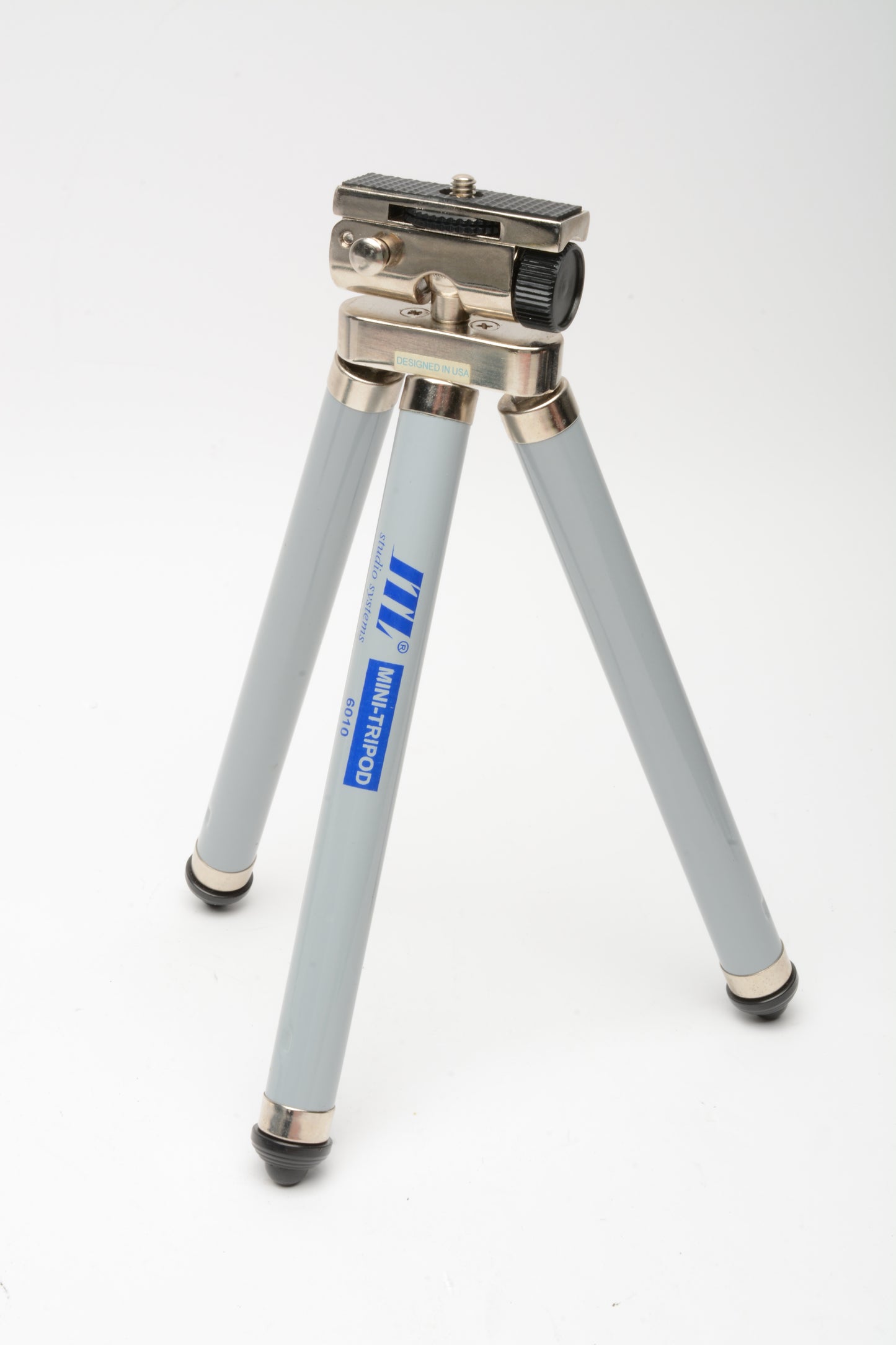 ITL MINI tripod 6010 flat accordion folding travel tripod in case, ~9.5" folded