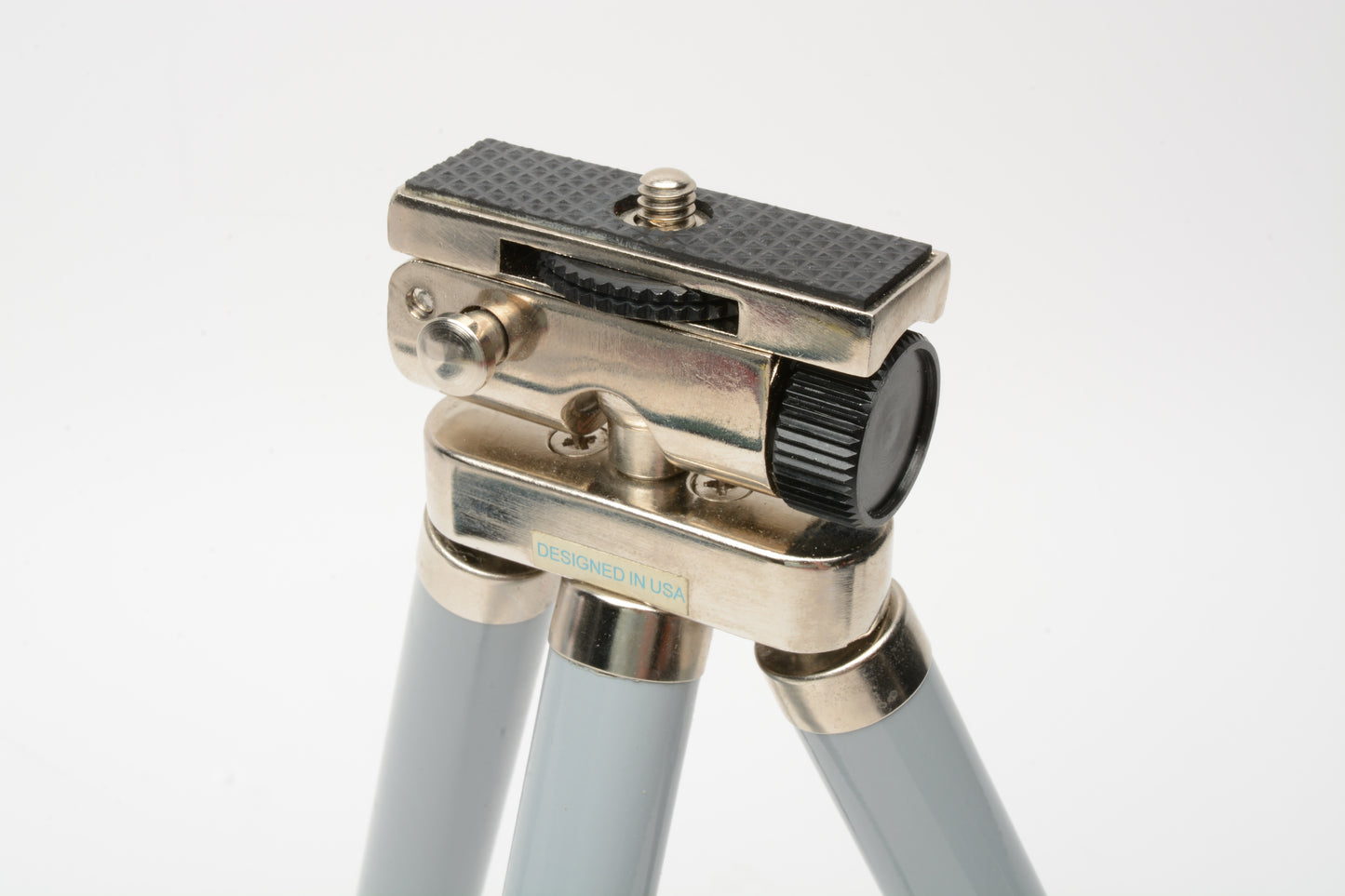 ITL MINI tripod 6010 flat accordion folding travel tripod in case, ~9.5" folded