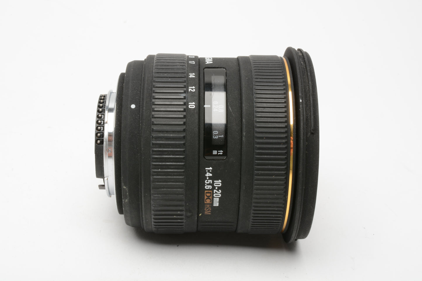 Sigma AF 10-20mm f4-5.6 EX DC HSM Lens Nikon DX F-Mount w/Caps