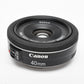Canon EF 40mm f2.8 STM Macro Pancake lens, Great quality, Compact