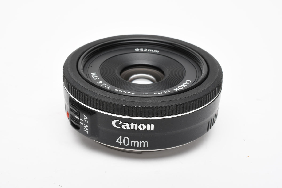Canon EF 40mm f2.8 STM Macro Pancake lens, Great quality, Compact