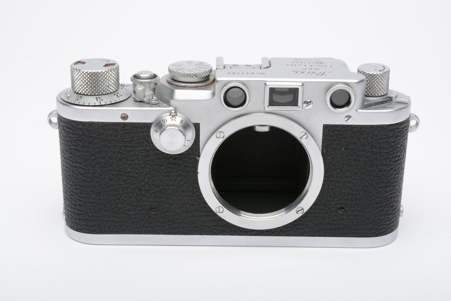 Leica IIIf 35mm rangefinder camera red dial, works great!  Very clean