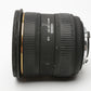 Sigma AF 10-20mm f4-5.6 EX DC HSM Lens Nikon DX F-Mount w/Caps