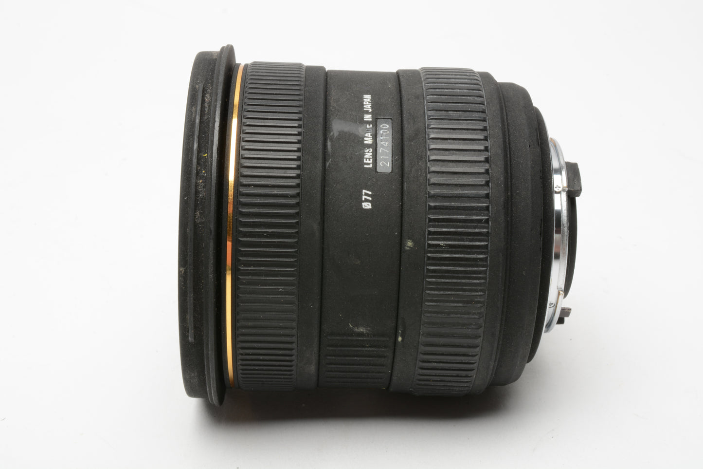 Sigma AF 10-20mm f4-5.6 EX DC HSM Lens Nikon DX F-Mount w/Caps