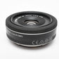 Canon EF 40mm f2.8 STM Macro Pancake lens, Great quality, Compact