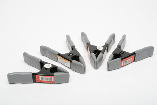 Set of 4 Pittsburgh 1" spring clamp (Gray)