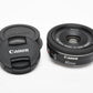 Canon EF 40mm f2.8 STM Macro Pancake lens, Great quality, Compact