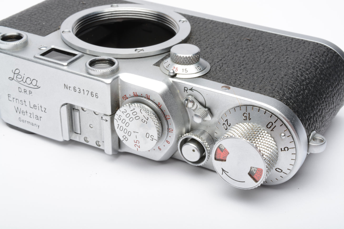 Leica IIIf 35mm rangefinder camera red dial, works great!  Very clean