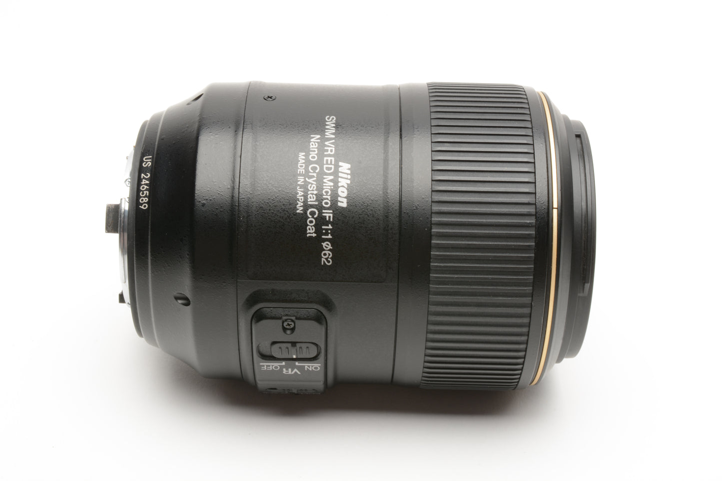 Nikon AF-S VR Micro-Nikkor 105mm f2.8G IF-ED N MFR# 2160 USA +Hood, UV, Pouch