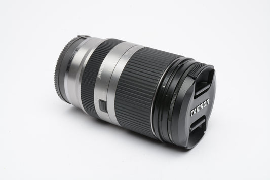 Tamron AF 18-200mm f3.5-6.3 Di III VC Silver B011 for Sony E Mount, Caps + UV