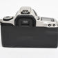 Canon Rebel 2000 35mm SLR w/EF 28-200mm f3.8-5.6 zoom lens, strap, manual