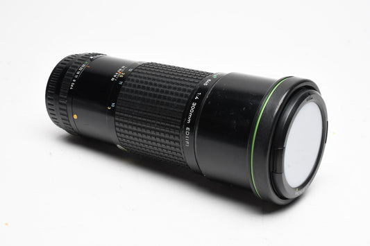 Pentax-A* 645 300mm f4 Telephoto zoom lens, w/Caps