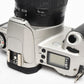Canon Rebel 2000 35mm SLR w/EF 28-200mm f3.8-5.6 zoom lens, strap, manual