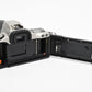 Canon Rebel 2000 35mm SLR w/EF 28-200mm f3.8-5.6 zoom lens, strap, manual