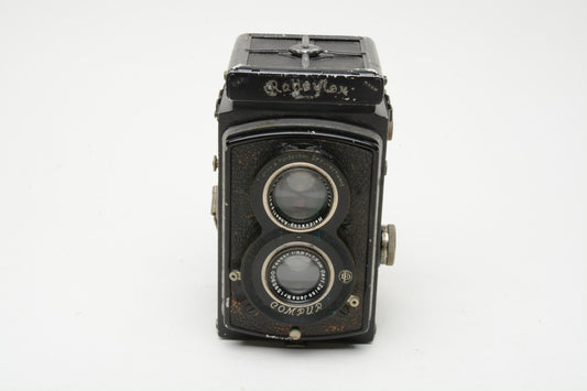 Rollei Rolleiflex Old Standard Type 3 w/Zeiss Jena Tessar 7.5cm f3.5 + case, cap