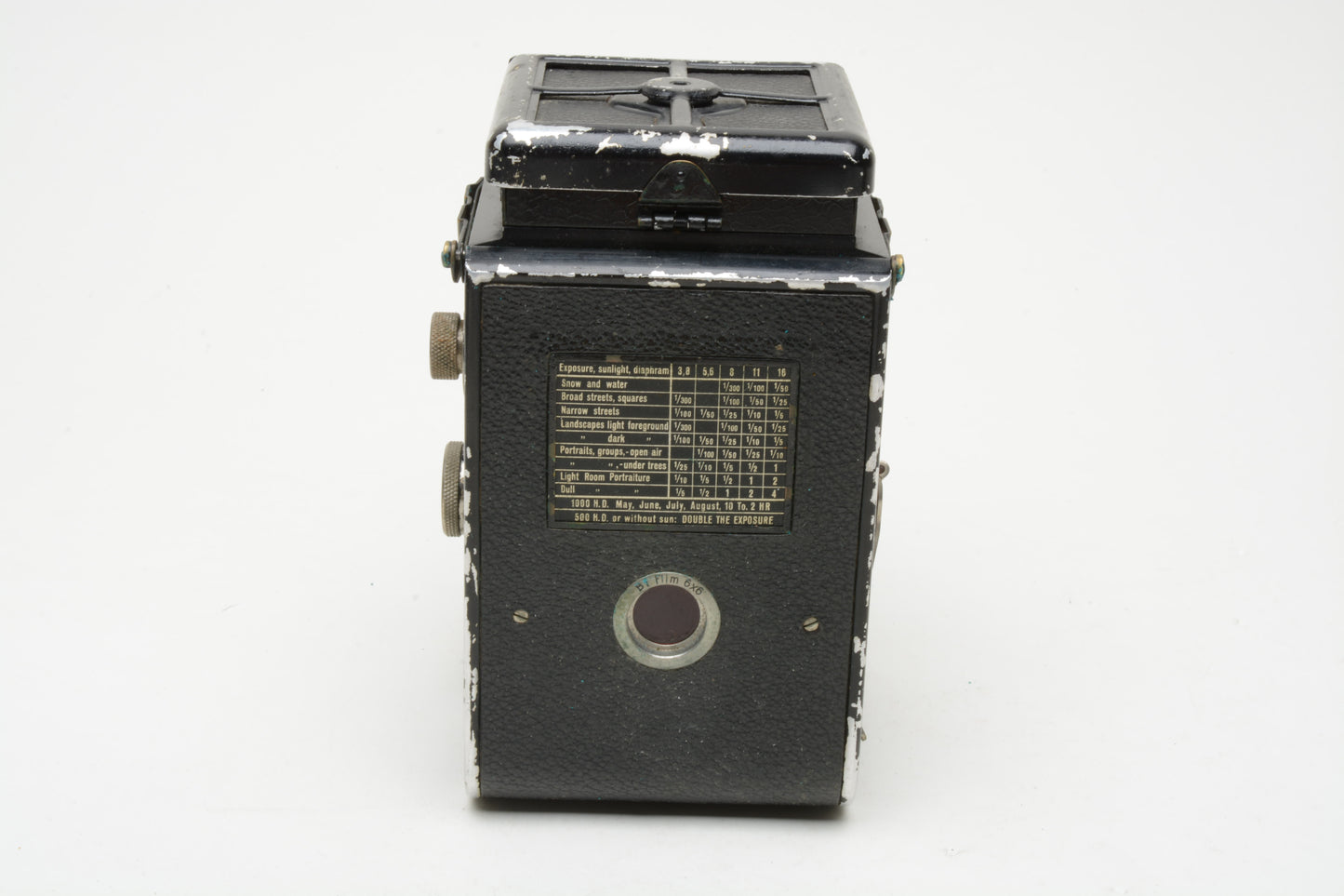 Rollei Rolleiflex Old Standard Type 3 w/Zeiss Jena Tessar 7.5cm f3.5 + case, cap