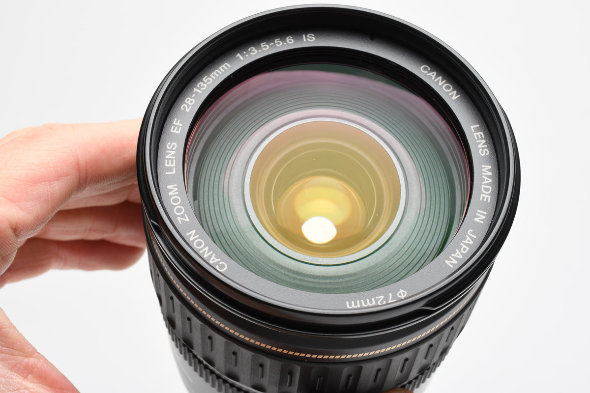Canon EF 28-135mm F3.5-5.6 IS USM zoom lens, Clean, Mint-