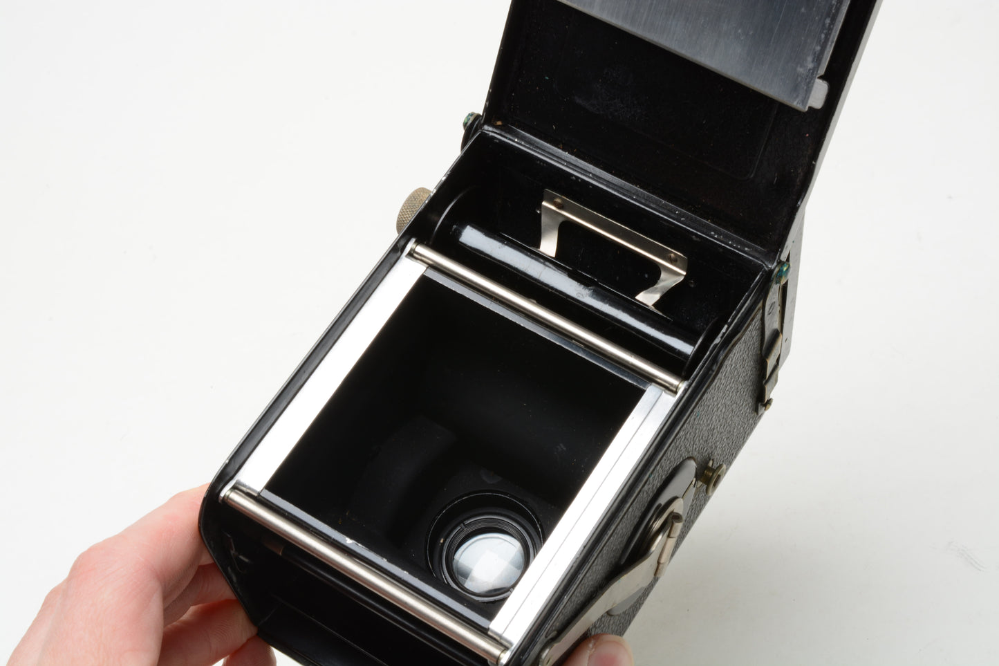 Rollei Rolleiflex Old Standard Type 3 w/Zeiss Jena Tessar 7.5cm f3.5 + case, cap